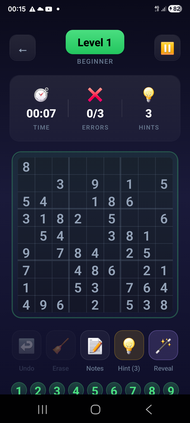 The game board